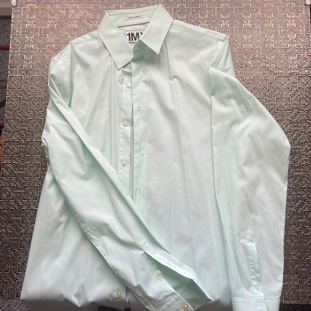 Express Long Sleeve Dress Shirt Button Down